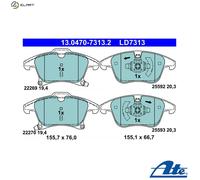 Brake Pad Set, disc brake ATE 13.0470-7313.2 for GALAXY III (CK) 2 2018-2023