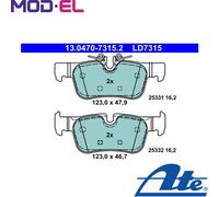 Brake pads 13.0470-7315.2 ATE for BMW MINI