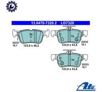 Brake Pad Set, disc brake for FORD FORD USA:EDGE,S-MAX,KUGA II,ESCAPE II