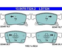ATE 13.0470-7324.2 Brake pad set