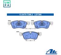 BRAKE PAD SET DISC BRAKE 13.0470-7366.2 FOR MERCEDES-BENZ T-CLASS/MPV EQT 1.3L