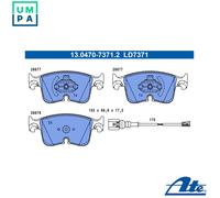 FRONT BRAKE PAD SET DISC BRAKE FITS: VW GOLF VIII 1.5 TSI/2.0 TDI/1.5 ETSI/1.