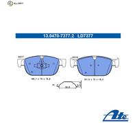 ATE 13.0470-7377.2 Brake pad set