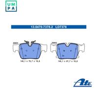 Rear Disc Brake Pad Set ATE Fits BMW 5 7 22- 34208842965