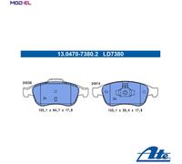 2x ✅Fits ATE 13.0470-7380.2 Brake Pad Set, disc brake 13.0470-7380.2 ⭐UK Seller⭐