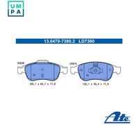 2x ✅Fits ATE 13.0470-7380.2 Brake Pad Set, disc brake 13.0470-7380.2 ⭐UK Seller⭐