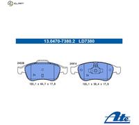 2x ✅Fits ATE 13.0470-7380.2 Brake Pad Set, disc brake 13.0470-7380.2 ⭐UK Seller⭐