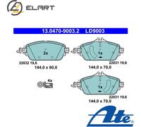 ATE 13.0470-9003.2 Brake pad set