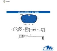 ATE 13.0480-5550.2 Brake pad set