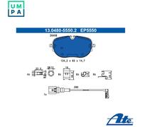 ATE 13.0480-5550.2 Brake pad set