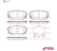 REMSA 1302.52 Brake pad set