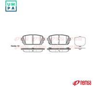 REMSA 1303.02 Brake pad set