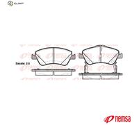 REMSA 1310.02 Brake pad set