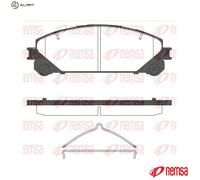 REMSA 1312.00 Brake pad set