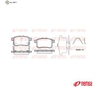 Brake pads Rear Axle 1332.12 REMSA for HONDA ACCORD VIII ACCORD VIII Estate