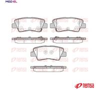 REMSA 1362.85 Brake pad set