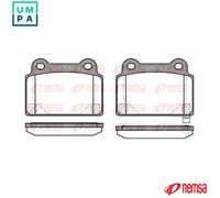 BRAKE PAD SET DISC BRAKE 1364.02 FOR MITSUBISHI GALANT/FORTIS/VIII LANCER/EX