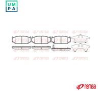 REMSA 1381.11 Brake pad set