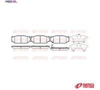 REMSA 1381.11 Brake pad set