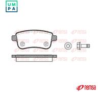 REMSA 1387.00 Brake pad set