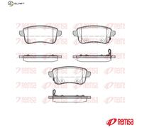 BRAKE PAD SET DISC BRAKE 1387.02 FOR RENAULT CAPTUR/II ZOE/Hatchback/Van 1.0L