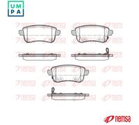 BRAKE PAD SET DISC BRAKE 1387.02 FOR RENAULT CAPTUR/II ZOE/Hatchback/Van 1.0L