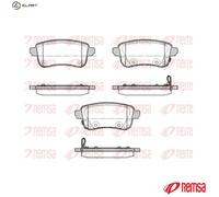 BRAKE PAD SET DISC BRAKE 1387.02 FOR RENAULT CAPTUR/II ZOE/Hatchback/Van 1.0L