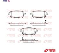 BRAKE PAD SET DISC BRAKE 1387.02 FOR RENAULT CAPTUR/II ZOE/Hatchback/Van 1.0L