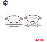 Brake pads Front Axle 1389.00 REMSA for RENAULT MEGANE III Hatchback MEGANE CC