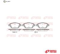 REMSA 1392.00 Brake pad set