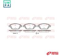 REMSA 1392.00 Brake pad set
