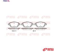 BRAKE PAD SET DISC BRAKE 1392.00 FOR CITROEN C3/II/PICASSO DS3/Convertible 1.2L