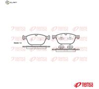 Brake pads Front Axle 1397.00 REMSA for VOLVO XC60 I SUV XC90 I