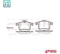 REMSA 1428.00 Brake pad set