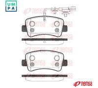 REMSA 1439.11 Brake pad set