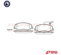 REMSA 1442.01 Brake pad set