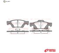 REMSA 1446.02 Brake pad set
