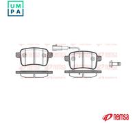 REMSA 1450.02 Brake pad set