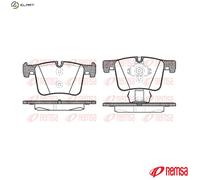 REMSA 1457.00 Brake pad set