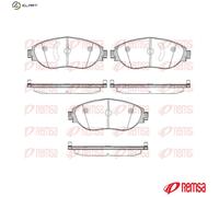 REMSA 1470.00 Brake pad set