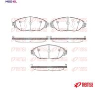 REMSA 1470.00 Brake pad set