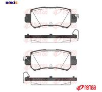 REMSA 1507.00 Brake pad set