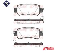 REMSA 1507.00 Brake pad set