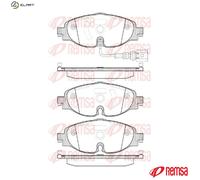 REMSA 1515.01 Brake pad set