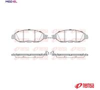 BRAKE PAD SET DISC BRAKE 1518.15 FOR INFINITI NISSAN DERQR25QR25DER 2.5L 4cyl