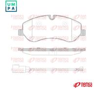 BRAKE PAD SET DISC BRAKE 1520.02 FOR FORD TRANSIT/V363/Bus/Platform/Chassis 2.0L