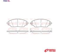 REMSA 1537.02 Brake pad set