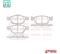 BRAKE PAD SET DISC BRAKE 1552.02 FOR HONDA CIVIC/X/Hatchback/IX/Tourer 1.0L 4cyl