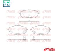 REMSA 1561.02 Brake pad set