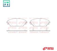 REMSA 1569.02 Brake pad set